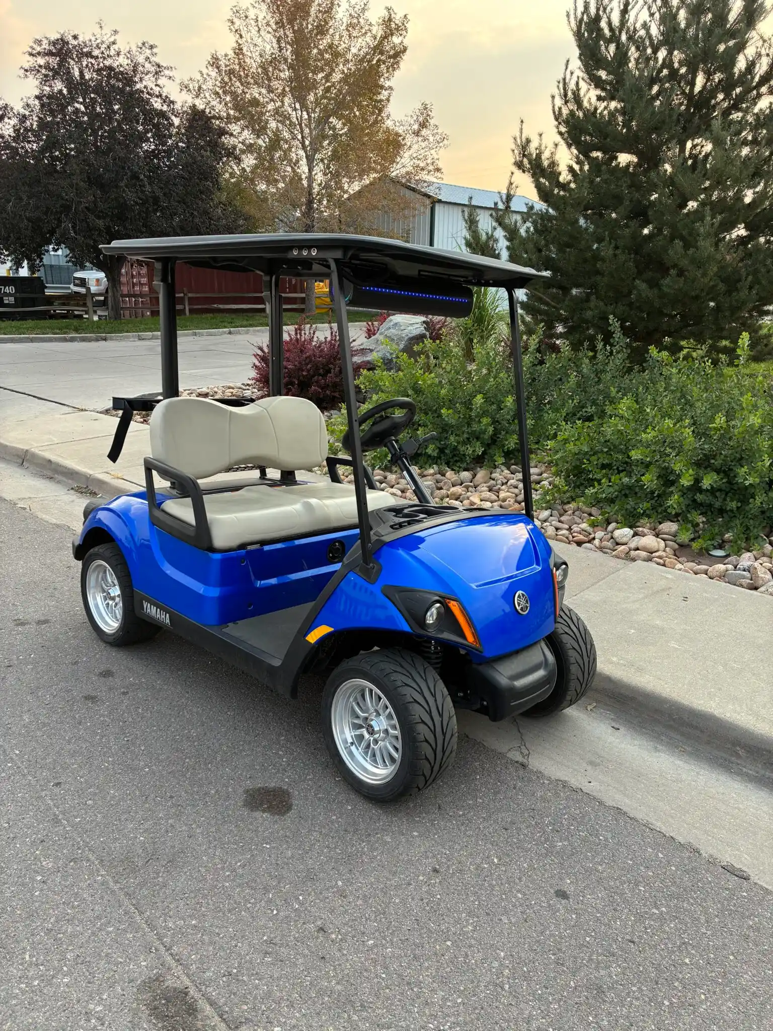 2023 Yamaha PTV Aqua Blue for sale at SnappyGolfCars