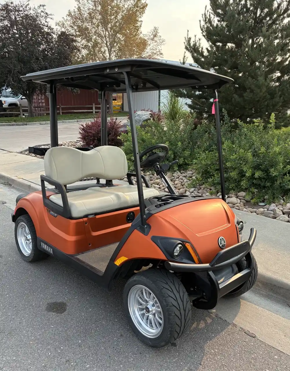 2023 Yamaha PTV Atomic Orange for sale at SnappyGolfCars