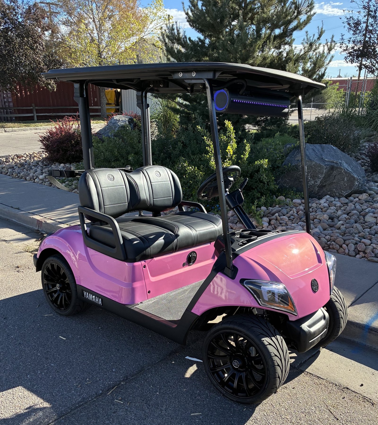 2021 Yamaha Electric PTV Pink for sale at SnappyGolfCars