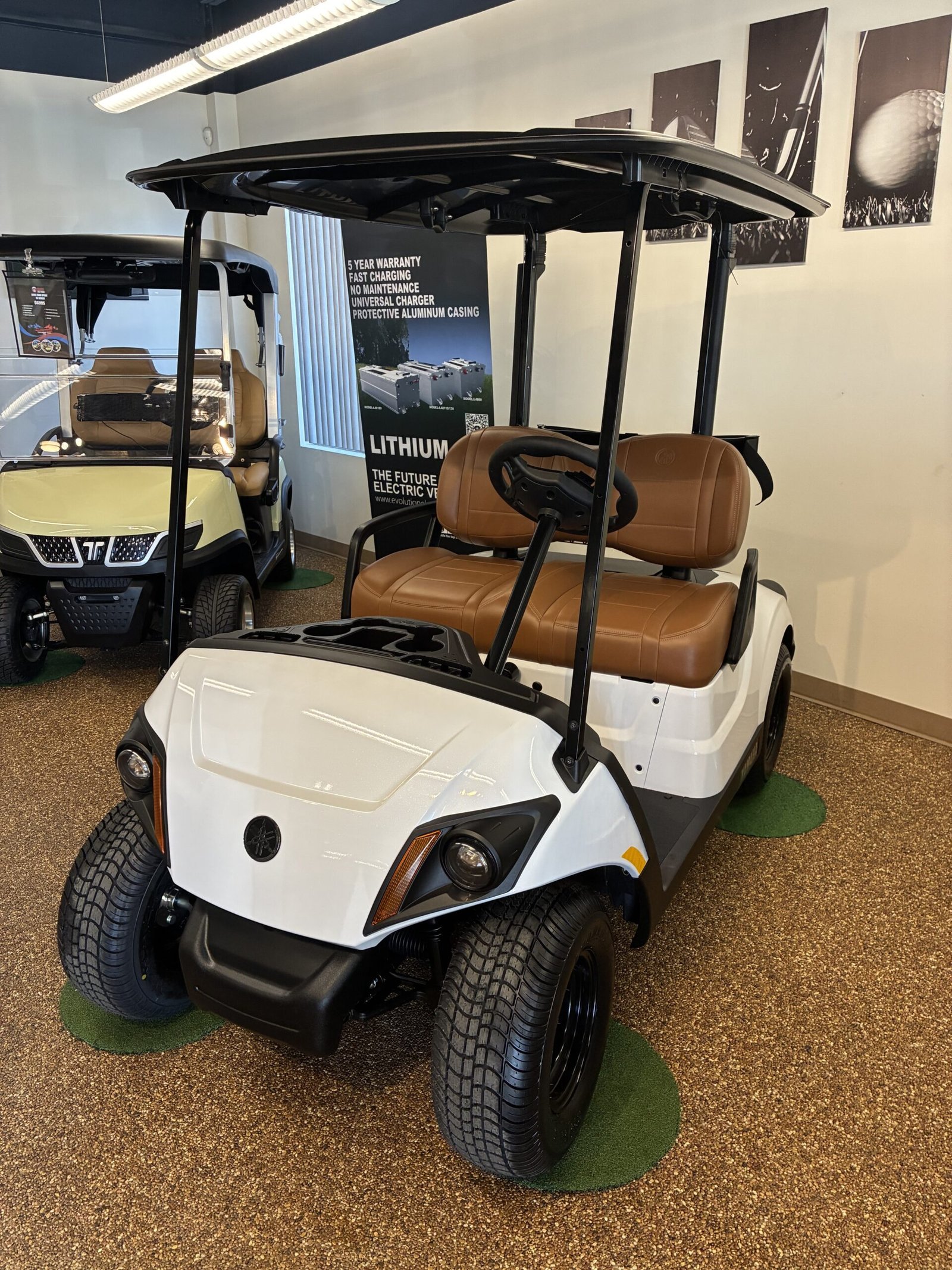 2026 Yamaha EFI PTV White for sale at SnappyGolfCars