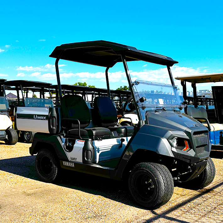 2025 Carbon Metallic Umax EFI Utility Golf Cart/ Gas for sale at SnappyGolfCars