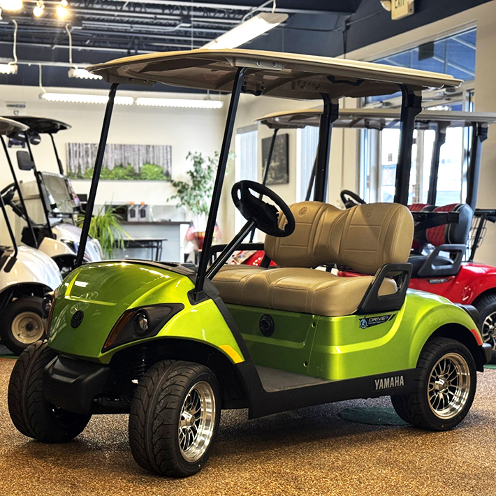 2026 Yamaha Peridot Green AC/ Electric PTV for sale at SnappyGolfCars